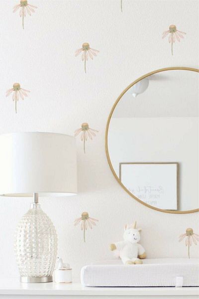 ENGINPRINT Flying Daisy Wall Sticker 72 Pieces