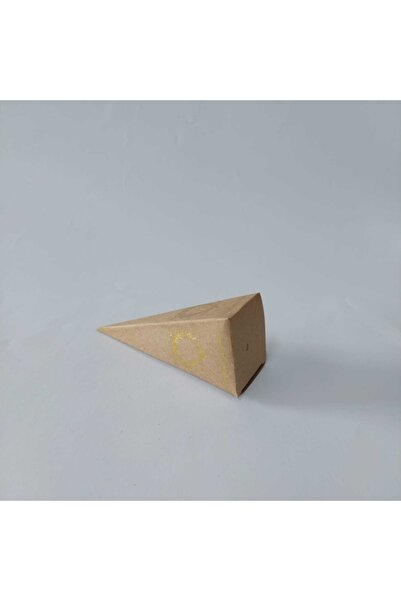 Genel Markalar Mini Party Store 15x4 Kraft Altın Yaldızlı Külah 25 Li