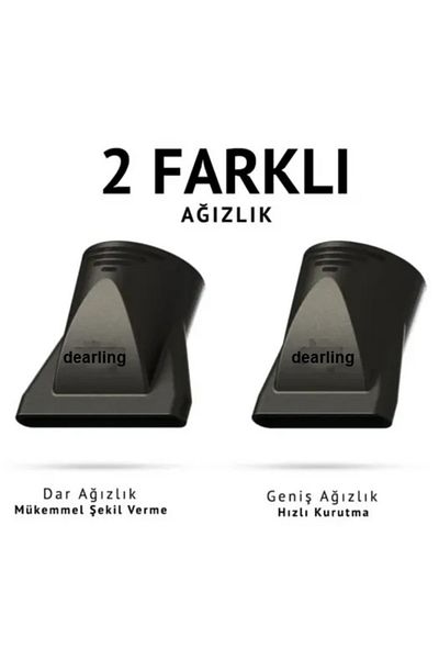 Dearling Narrow and Wide Head Compatible with Professional Blow Dryers