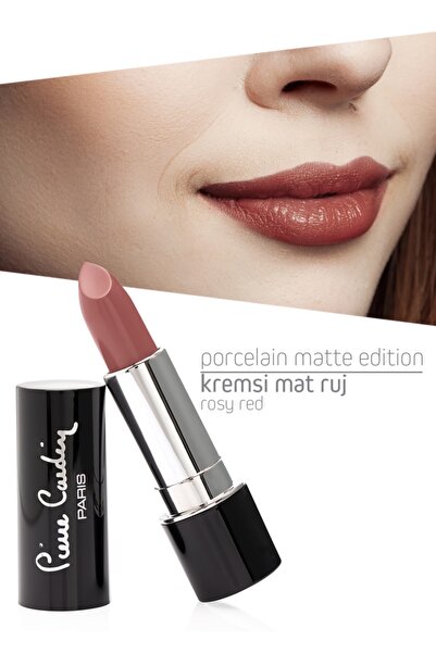 Pierre Cardin Porcelain Matte Edition Ruj Rosy Red -202