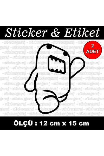auto Running Monster Sticker - Car Motorcycle Helmet Glass Laptop Compatible Sticker