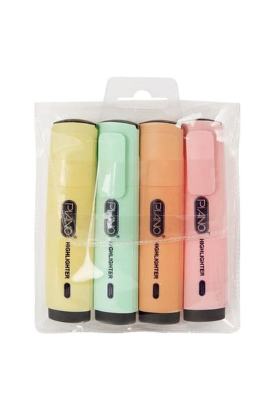 Piano Highlighter Set of 4 - Pastel Colors