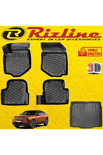 Rizline Citröen C4 3d Havuzlu Paspas + Alt Bagaj Havuzu 2020 Sonrası