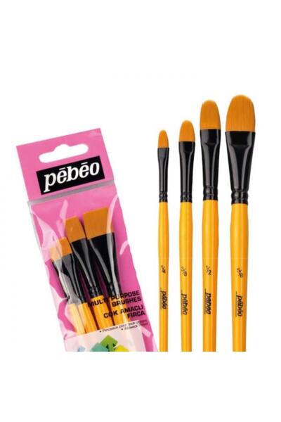 Pebeo Набір пензлів: 10 - 4 плоских кінчиків
