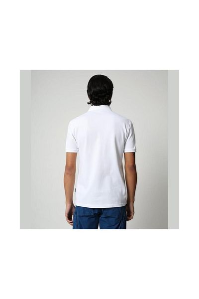 Napapijri Tricou polo alb pentru bărbați Napapijri Eolanos 3