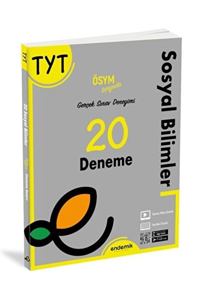 Endemik Yayınları Yks Tyt Sosyal Bilgiler 20'li Deneme Sınavı