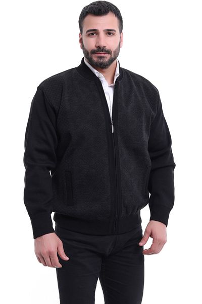 K KARBEY Steel Knitted Men's Oversize Knitwear Coat