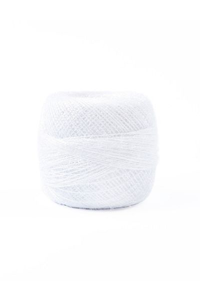 Hobisitesi Pırıl Glitter Hand Embroidery Threads - Ponch/punch Threads - 25 gr - Snow White