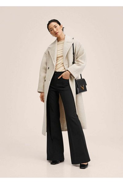 MANGO Woman Ruffle Long Sleeve T-Shirt