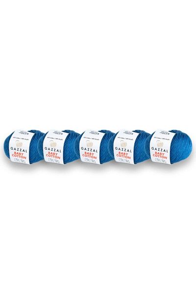 Gazzal Baby Cotton Amigurimi, Punch 5 Pack Πλεκτό Κλωστή, 50 Gr (3431)