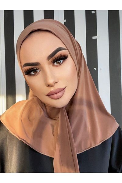 R&S modibone Snap Fastener Ready Scarf Shawl Hijap Camel Color