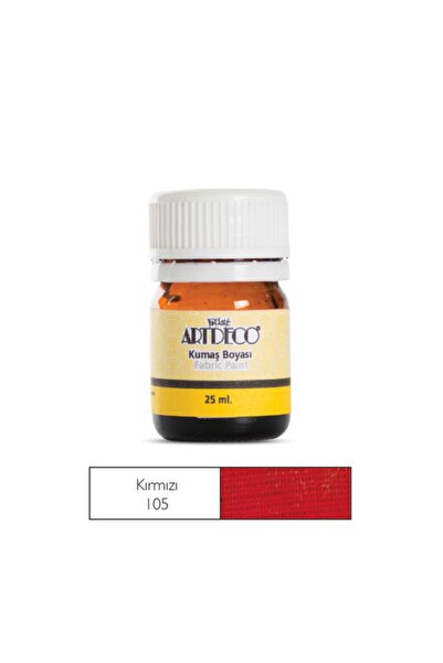 Artdeco 25 Ml Kırmızı Kumaş Boyası 105