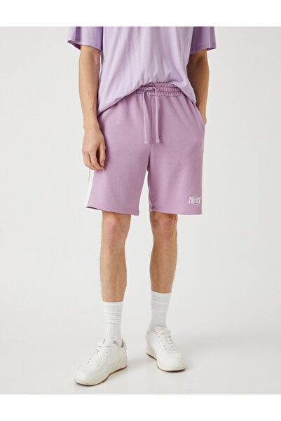 Koton Pruhované vyšívané šortky