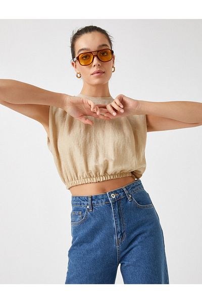 Koton T-Shirt με ελαστική μέση