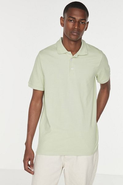 Trendyol Collection Green Men Polo Collar T shirts Styles Prices