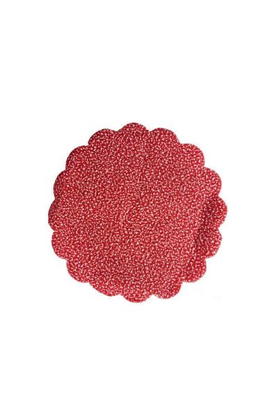 Eminonutoptanci Snowy Organza Ready Cut Tulle 18 Cm - 100 Pieces Red