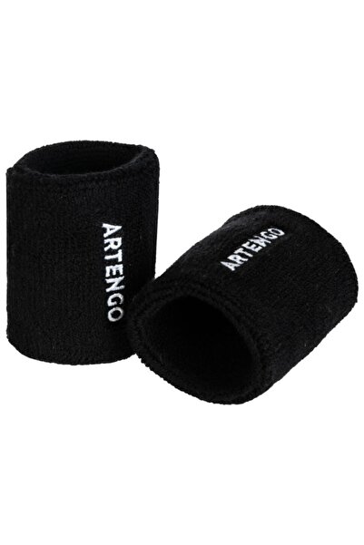 Decathlon -Tenis Bilekliği - Ter Emici Özelliğe Sahip - Siyah