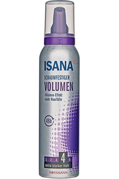 ISANA Vegan Saç Köpüğü Hacim Verici, 48 Saate Kadar Etkili 150 Ml