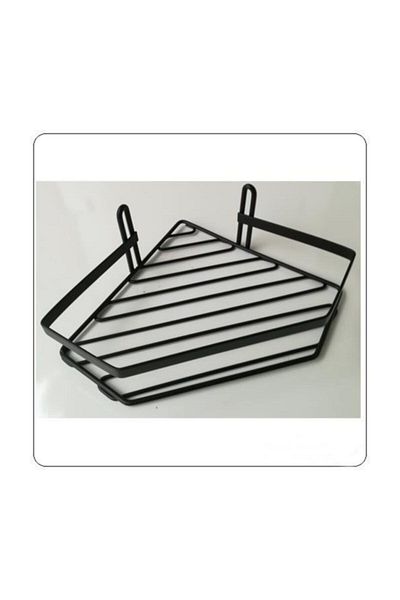 Lider Single Pentagonal Corner Shelf Black - 4240-2