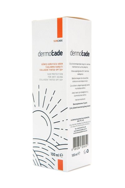 Dermocade SPF 50+ Collagen Tinted Sunscreen Cream