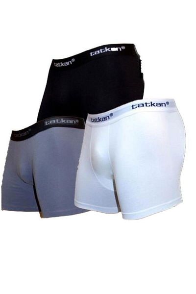 tatkan Ανδρικό Modal Lycra Sports Boxer Long Johns 5 Pack