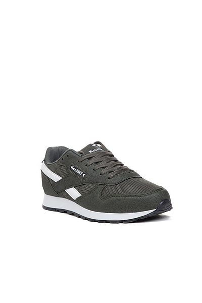 RUNSTEP Ανδρικά γυναικεία αθλητικά παπούτσια με κορδόνια χακί που αναπνέουν