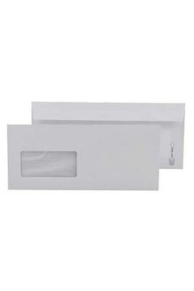 Zarfsan Diplomat 105x240mm Παράθυρο Σιλικόνης Λευκός Φάκελος 500 τμχ