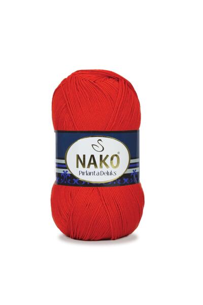 NAKO PIRLANTA DELUKS 00207 Alev Kırmızı