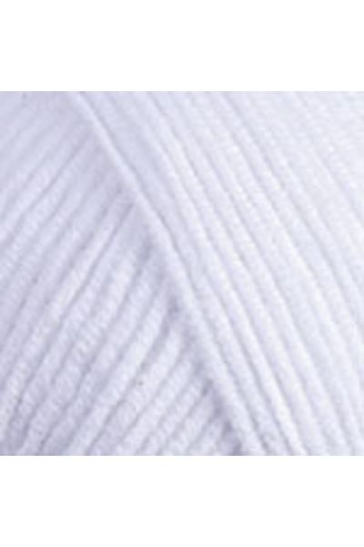 Yarnart Jeans Amigurumi Knitting Yarn White 62 Amigurimi Baby Yarn
