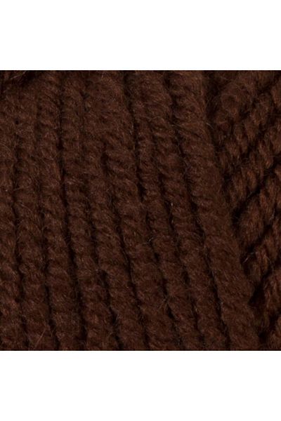 Kartopu Pack of 5 Cozy Wool K890 Dark Brown 25% Wool Knitting Yarn