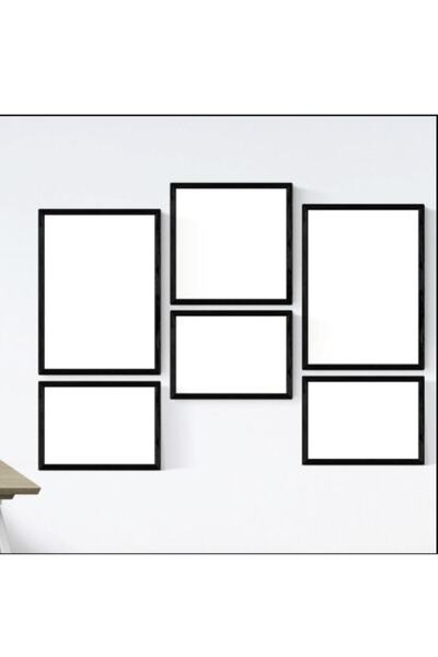 CAM Farklı Ebatlarda Resim Çerçeve Seti (2 Adet 30x40(a3) 3 Adet 21x30(a4) 1 ...
