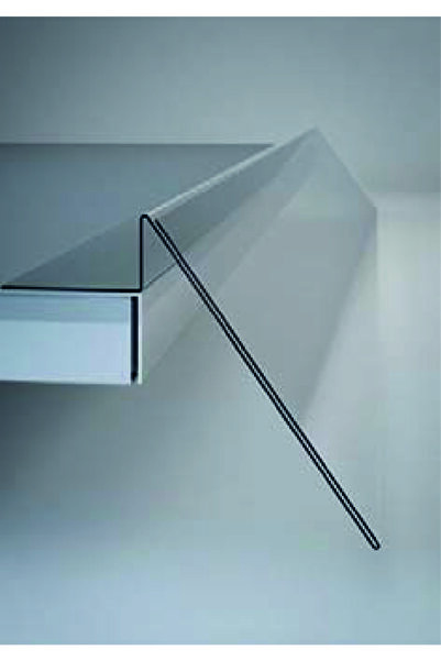 DamgaMarket Etichetă de preț pentru raft în unghi adeziv PVC 8 cm x 10 cm - Pachet de 25 - Pa-80100