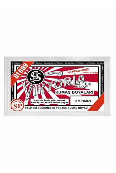 Egesol Viktoria Kumaş Boyası 008 Kırmızı
