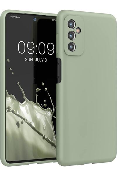 Bilişim Akademi Samsung Galaxy M52 5g Kılıf Lansman Kadife Silikon Kılıf Kapa...