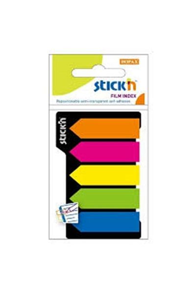 Gıpta Stickn 45x12 Neon 5 Colors Arrow Film Bookmark 25yp