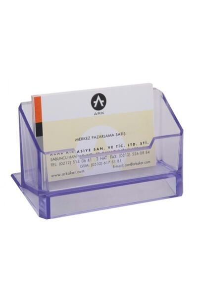 Ark 1384 Suport pentru cărți de vizită din plastic transparent