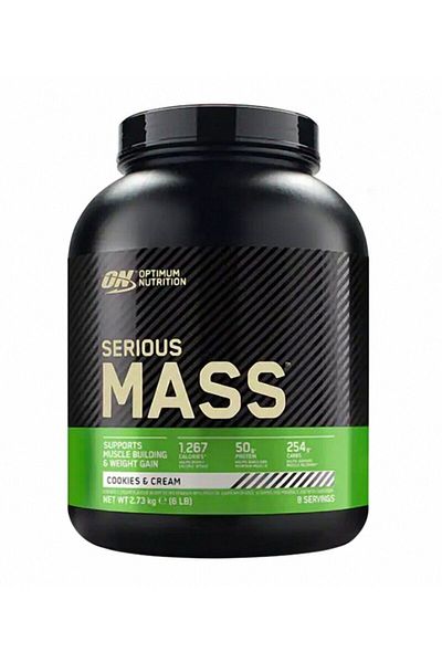 Optimum Nutrition أوبتيبيموم سيريوس ماس بنكهة البسكويت 2.73 كجم