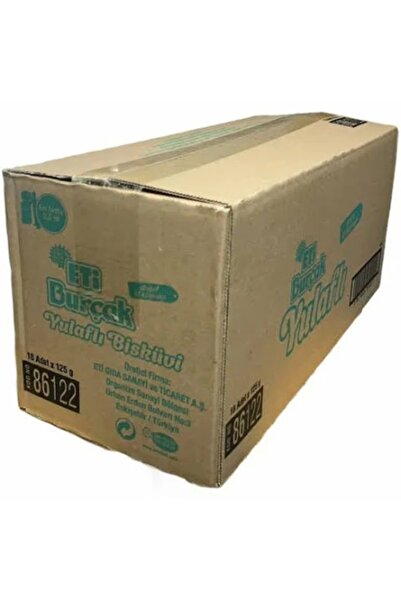 Eti Burçak Yulaflı Bisküvi 125 Gr 18 Adet