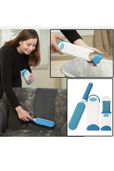 ulbay home collection Magic Set of 2 Feather Hair Collector Comb Collecting Comb Cat Dog Brush Dust Cleaner