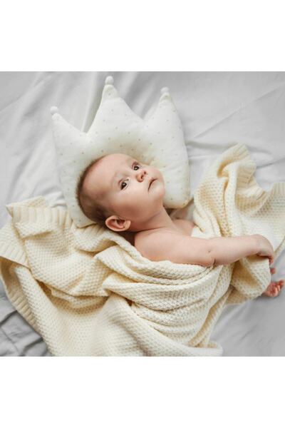 Picky Baby بطانية الفانيليا الصفراء - محبوكة عضويًا