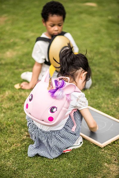 Supercute Çocuk Pembe Unicornlu Anaokulu Sırt Çantası