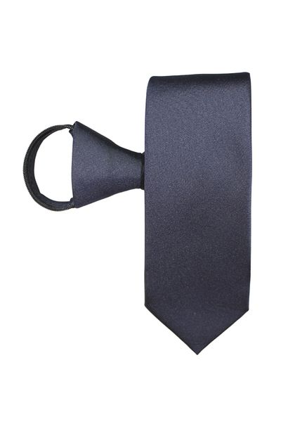 PROKRAVAT Navy Blue Zippered Uniform Tie