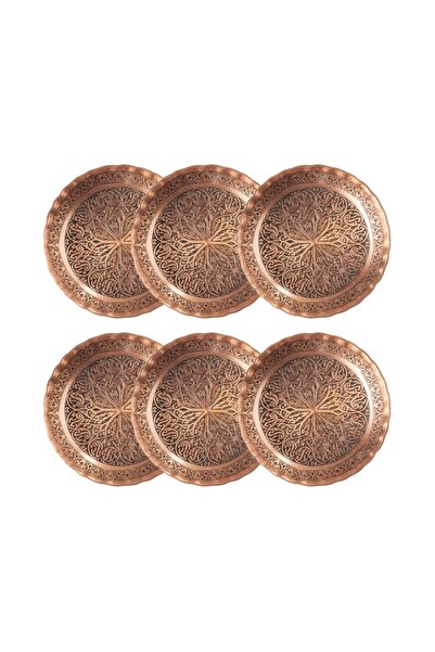DMT COPPER HOME Gaziantep Bakır Çerezlik Seti Kuruyemiş 6 'lı Set(12CM X 2,5CM)