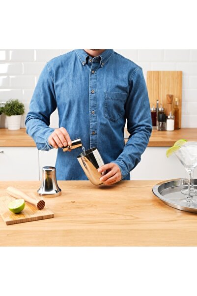 IKEA Lufttat Kokteyl Seti - Paslanmaz Çelik - 3 parça