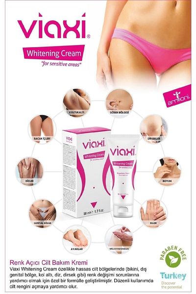 Viaxi Whitening Cream - 50 Ml x 2 Pieces, Lightening Skin Care Cream