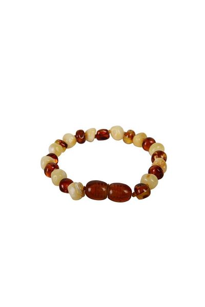 Saff Doğal Taş Certified Baby Amber Bracelet Certified Drop Amber210501