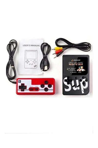Genel Markalar Çift Kol 400 Nostalji Oyunlu Mini Atari Gameboy & Gamebox Oyun...