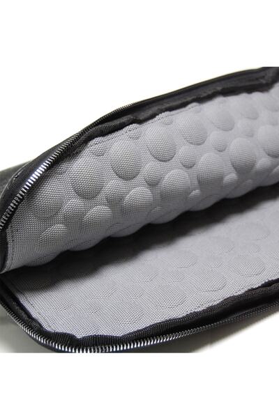 D'VERS Siyah Macbook Air Pro 13-14-15.6-16.1 Inç Darbeye Karşı Korumalı Laptop Çantası