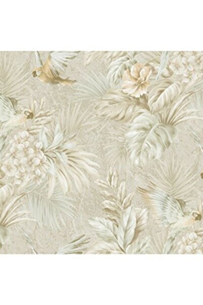 Adawall Tropicano 9905-2 Krem Tropikal Bitki Desenli Rulo Ebatı 16,50 M2