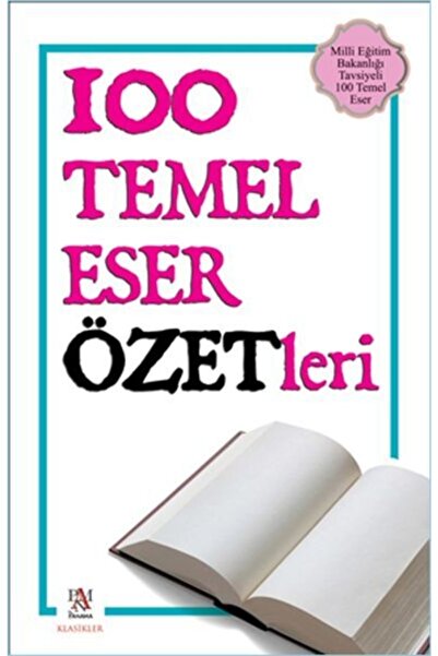Panama Yayıncılık 100 Temel Eser - Özetleri _yeni Baskı _2022 Basım
